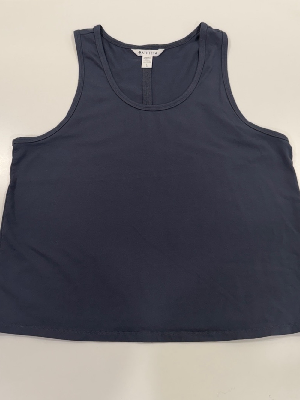 Athleta Navy Blue Scoop Neck Tank Top Size Large